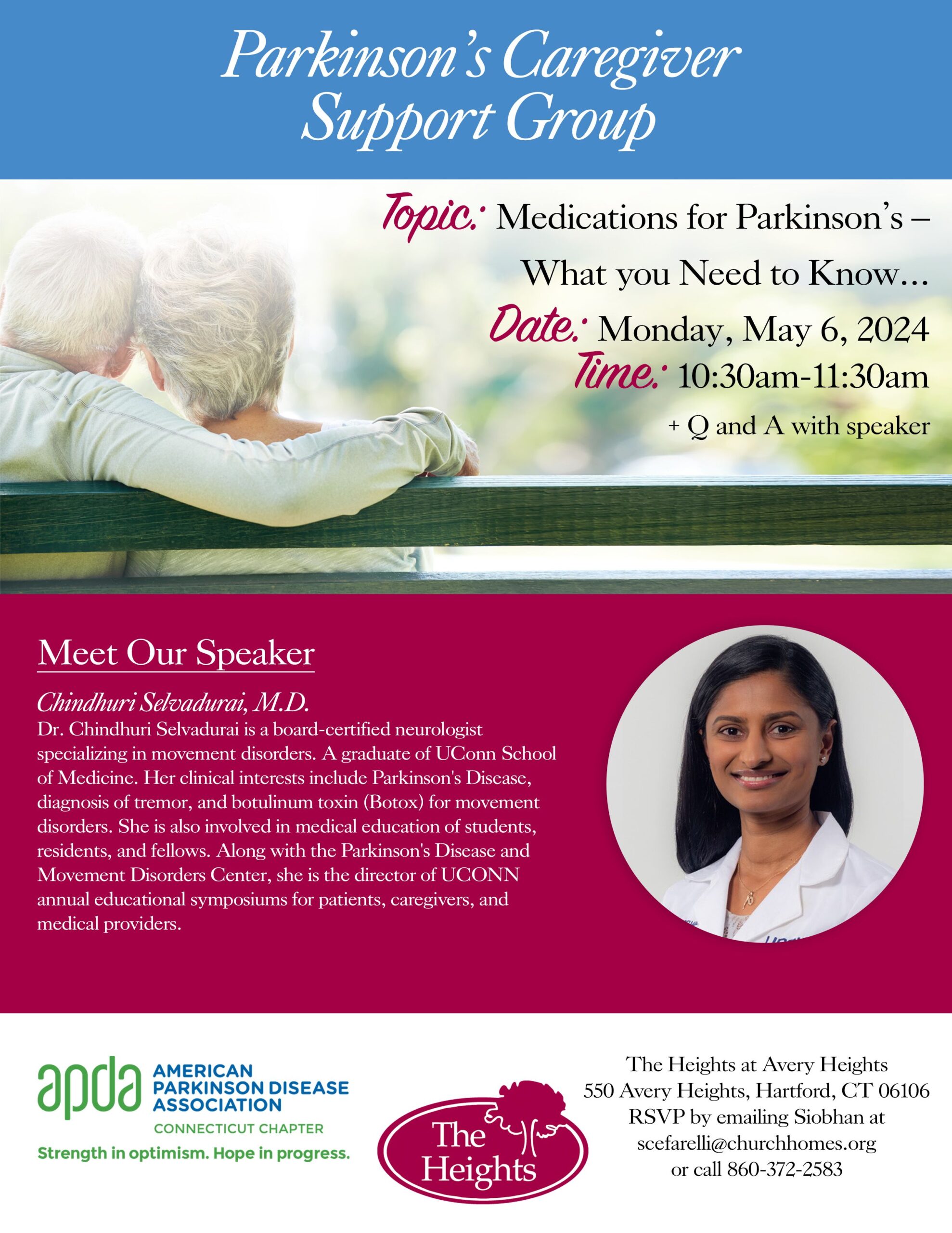 Parkinson's Caregiver Support Group - May 6, 2024